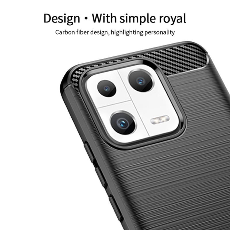 Coque Xiaomi 13 Fibre Carbone Brossée MOFI