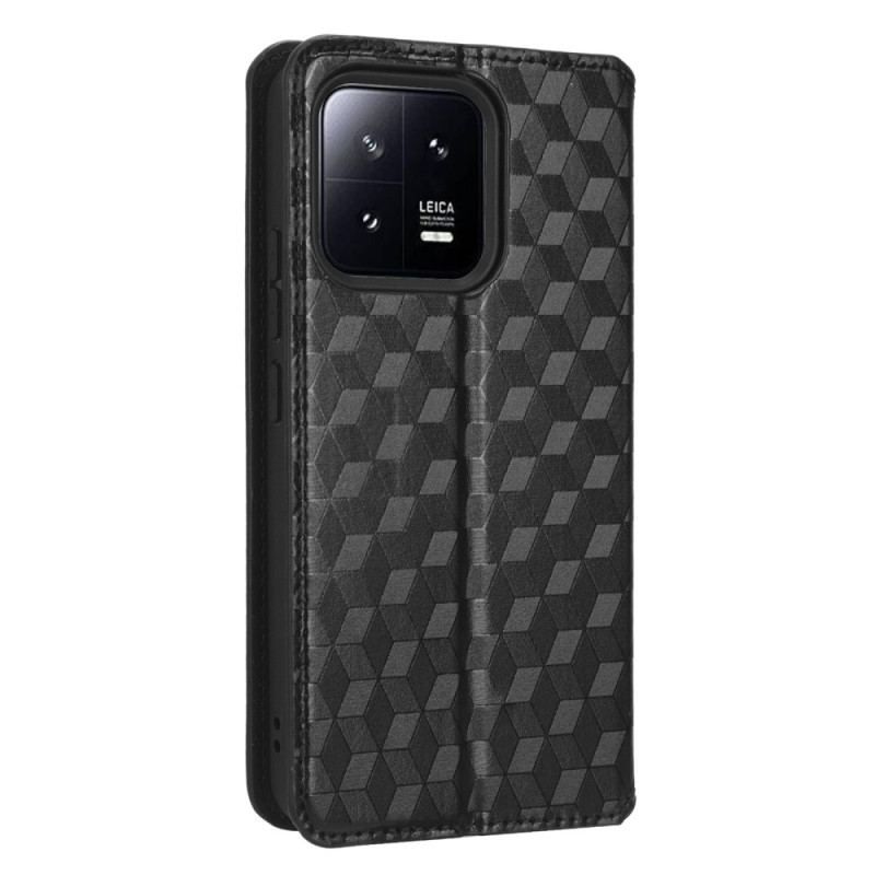 Flip Cover Xiaomi 13 Motif 3D