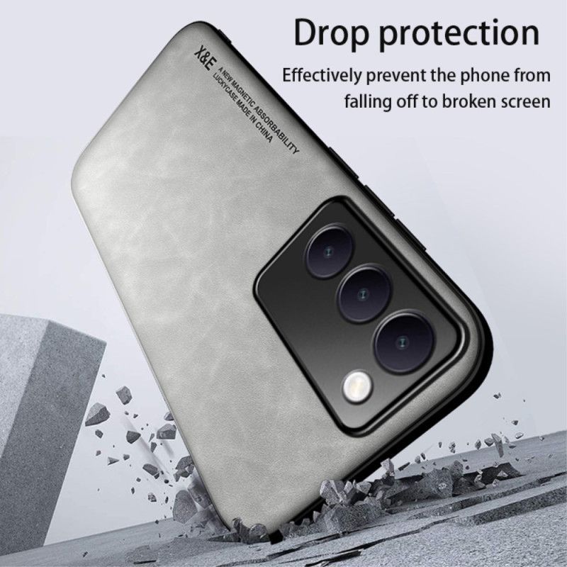 Coque Vivo V40 SE 5G Effet Cuir