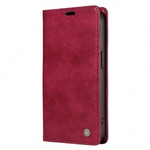 Flip Cover Vivo V40 SE 5G Style Vintage YIKATU