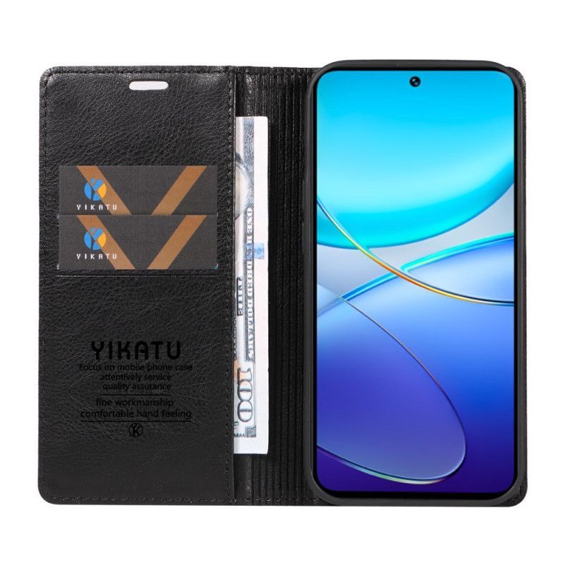 Flip Cover Vivo V40 SE 5G Style Vintage YIKATU