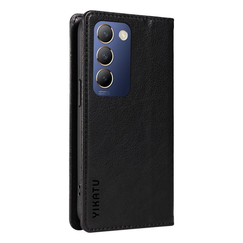 Flip Cover Vivo V40 SE 5G Style Vintage YIKATU