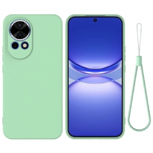 Coque Huawei Nova 13 Silicone Liquide à Lanière