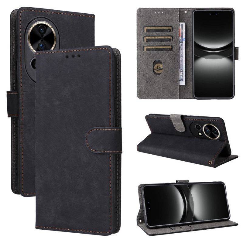 Housse Huawei Nova 13 5G Portefeuille Effet Daim RFID