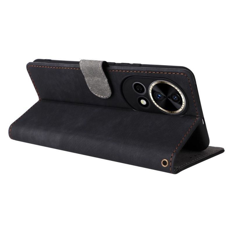 Housse Huawei Nova 13 5G Portefeuille Effet Daim RFID