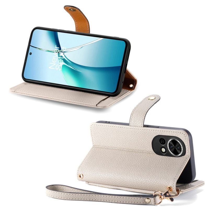 Housse Huawei Nova 13 Portefeuille RFID et Coeur