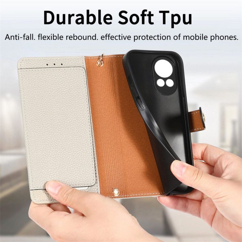 Housse Huawei Nova 13 Portefeuille RFID et Coeur