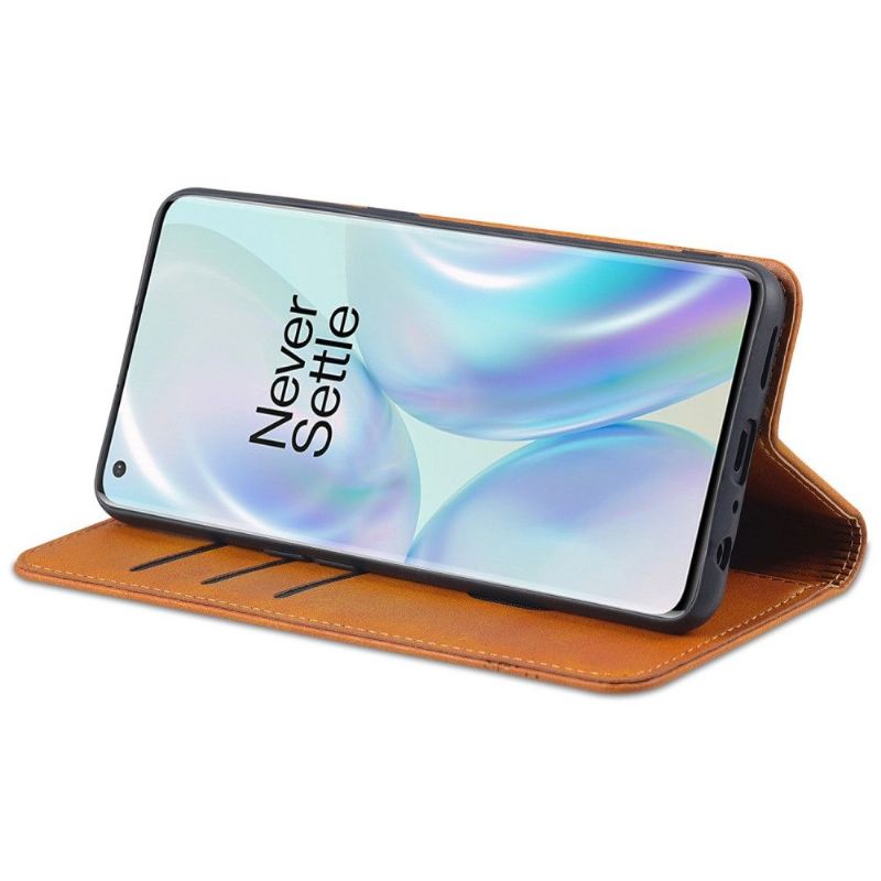 Étui portefeuille OnePlus Nord CE 5G AZNS simili cuir