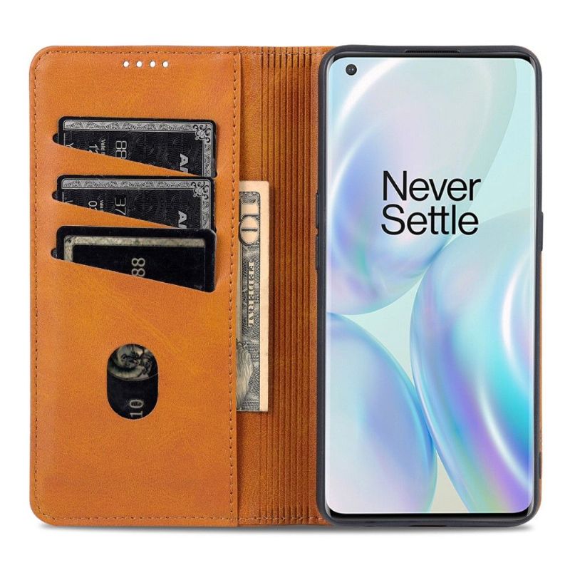 Étui portefeuille OnePlus Nord CE 5G AZNS simili cuir