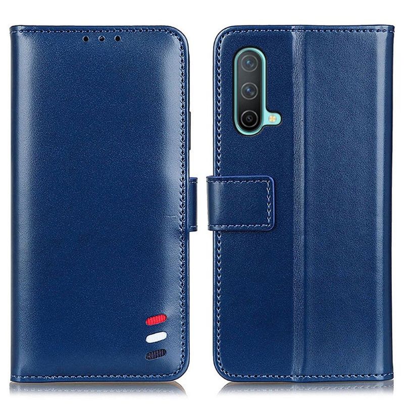 Housse OnePlus Nord CE 5G Mélodie Effet Cuir Fonction Support