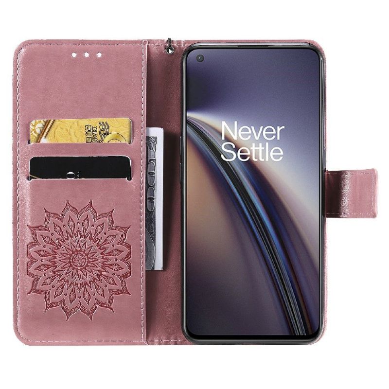 OnePlus Nord CE 5G - Housse Sunflower à lanière