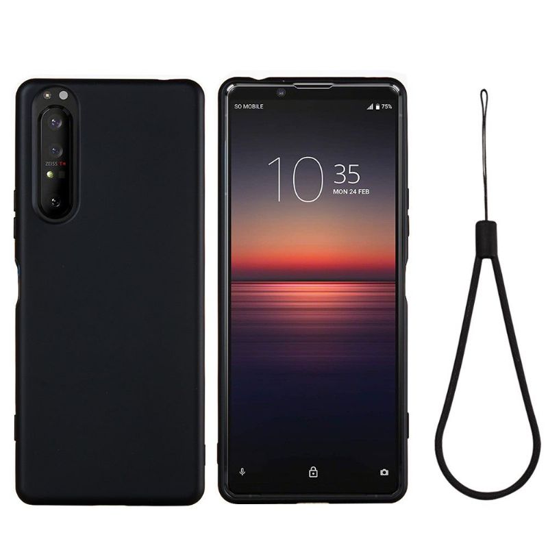 Coque à lanière silicone pour Sony Xperia 5 II