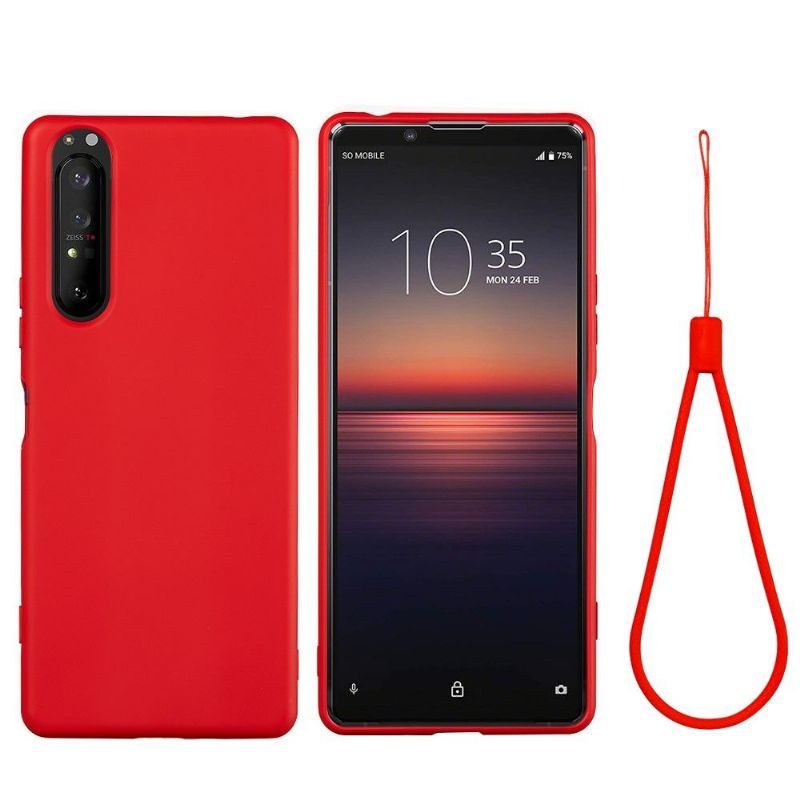 Coque à lanière silicone pour Sony Xperia 5 II