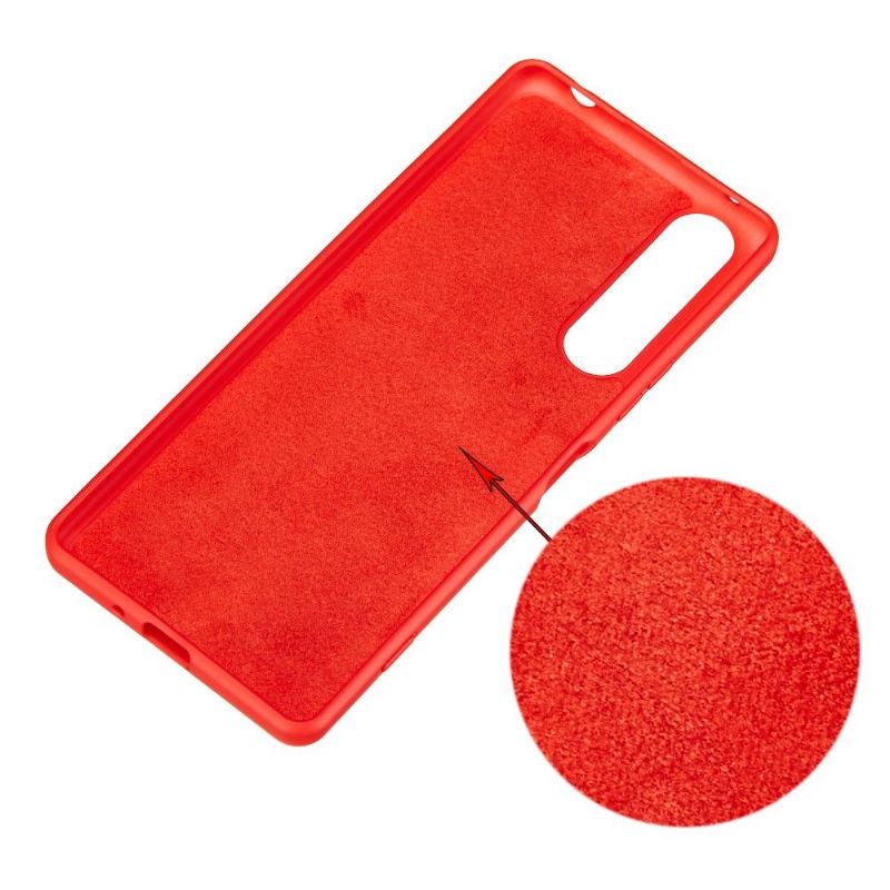 Coque à lanière silicone pour Sony Xperia 5 II
