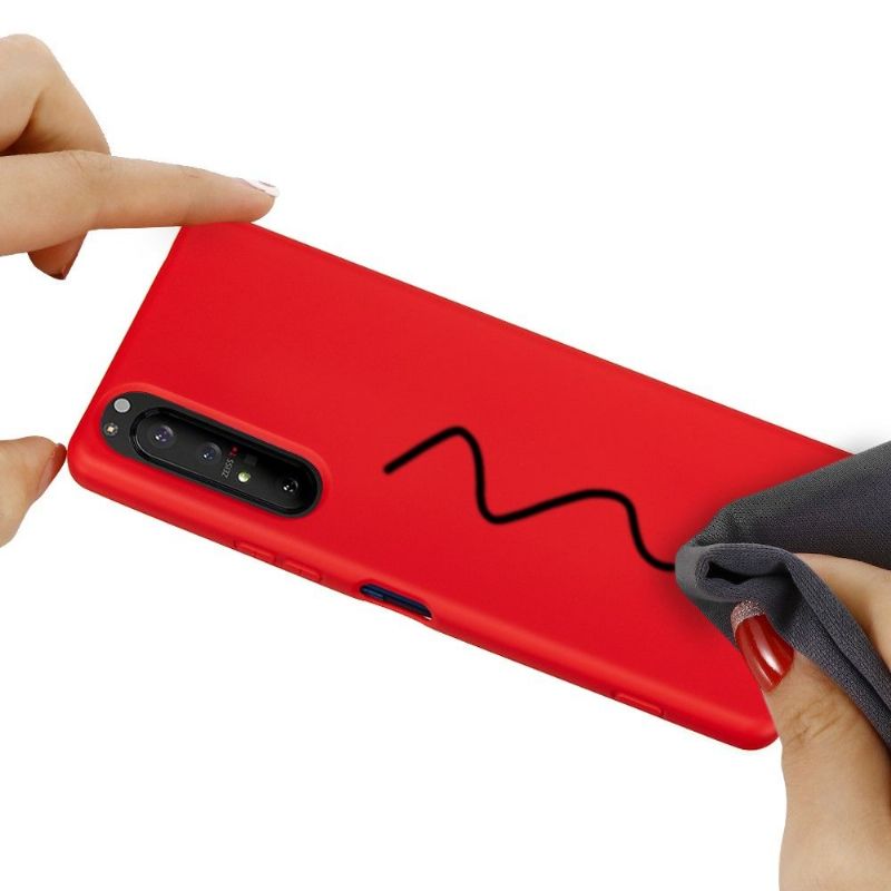 Coque à lanière silicone pour Sony Xperia 5 II