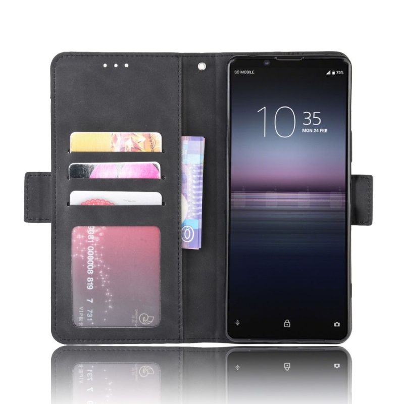 Housse Sony Xperia 5 II Premium avec Porte Cartes