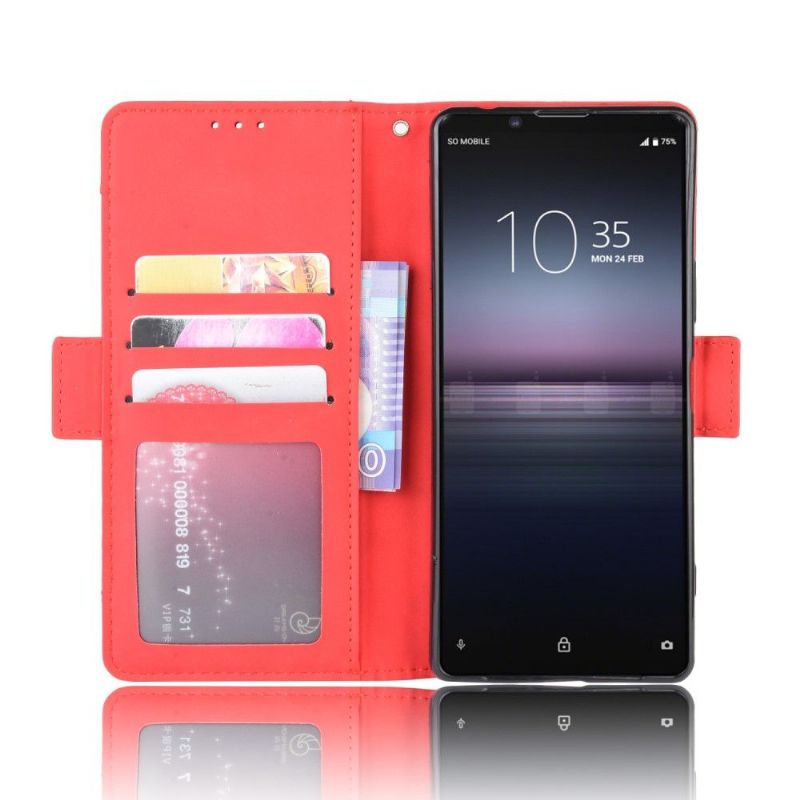 Housse Sony Xperia 5 II Premium avec Porte Cartes
