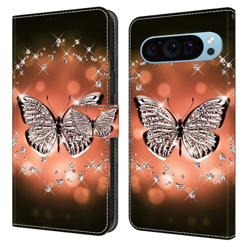 Housse Google Pixel 9 Pro XL Papillon de Cristal