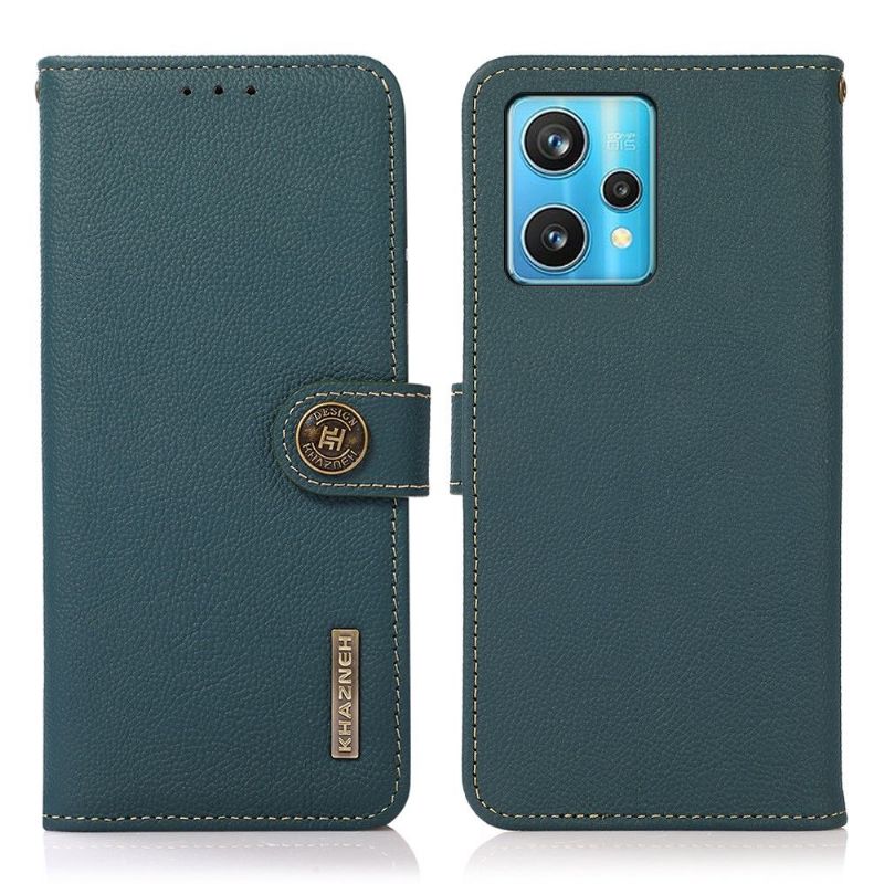 Housse Realme 9 Pro Plus KHAZNEH Classic en cuir