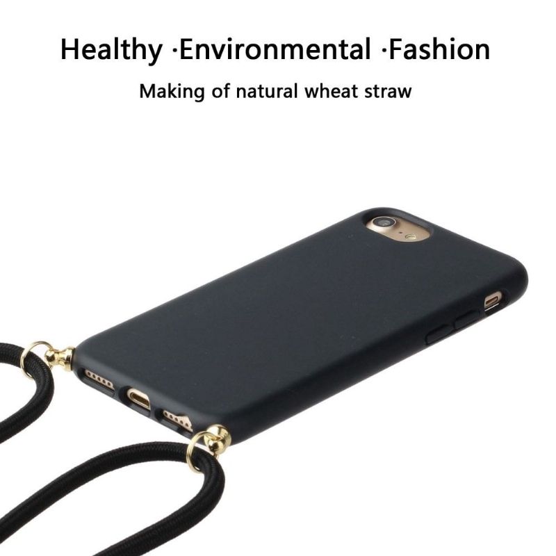 Coque iPhone SE 2022 / 2020 / 8 / 7 avec cordon bandoulière