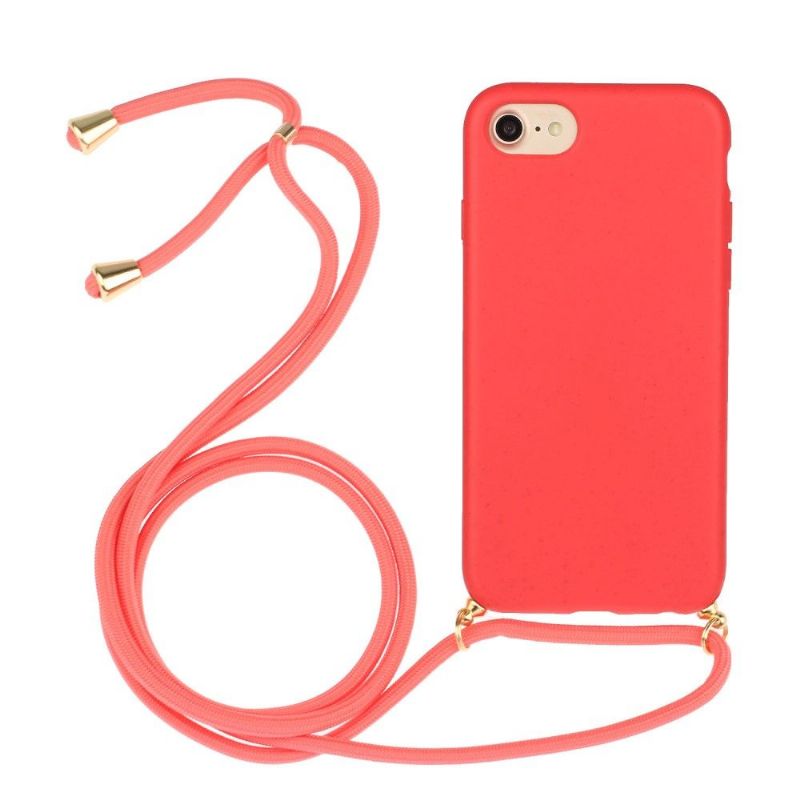 Coque iPhone SE 2022 / 2020 / 8 / 7 avec cordon bandoulière