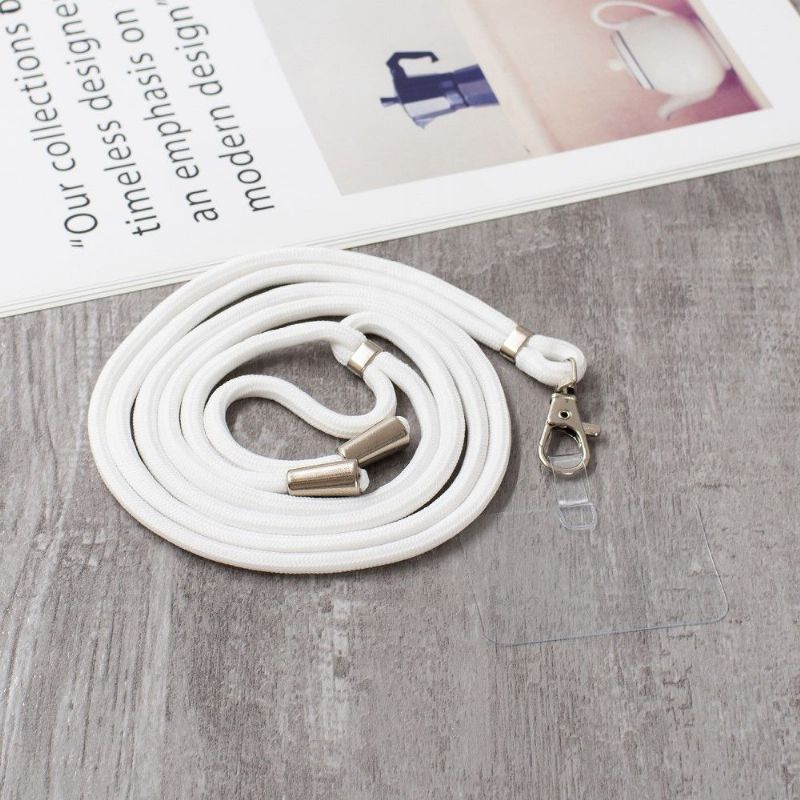 Coque iPhone SE 2022 / 2020 à cordon hibou perché