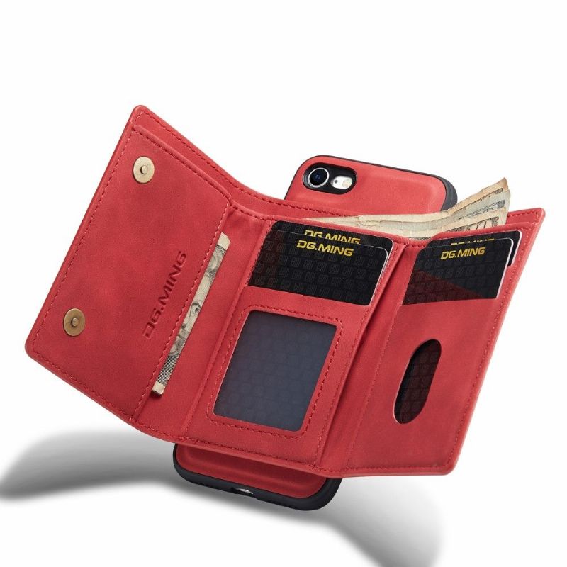 Coque iPhone SE 2022 / 2020 Porte-cartes Détachable M1 Series