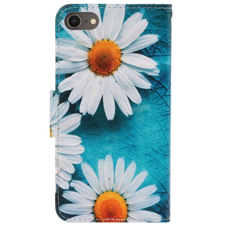 Housse iPhone SE 2022 / 2020 Marguerite
