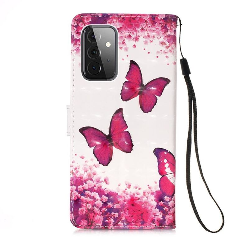 Housse Samsung Galaxy A72 4G / A72 5G Papillons Romance