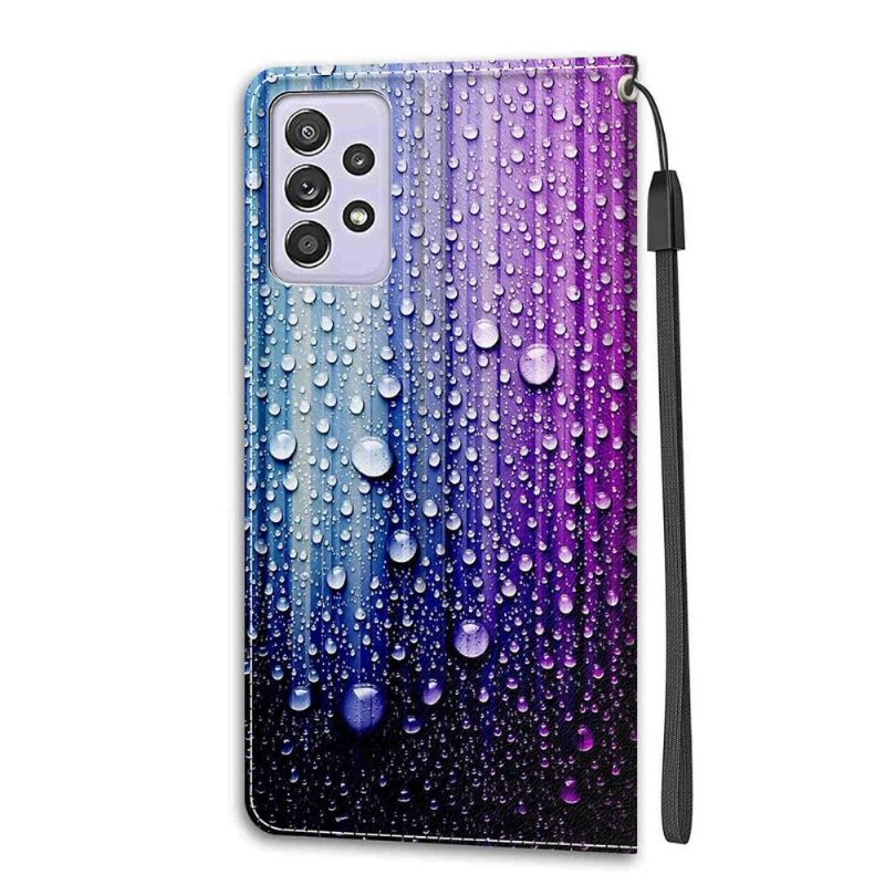 Housse Samsung Galaxy A72 5G / A72 4G Gouttes d'eau