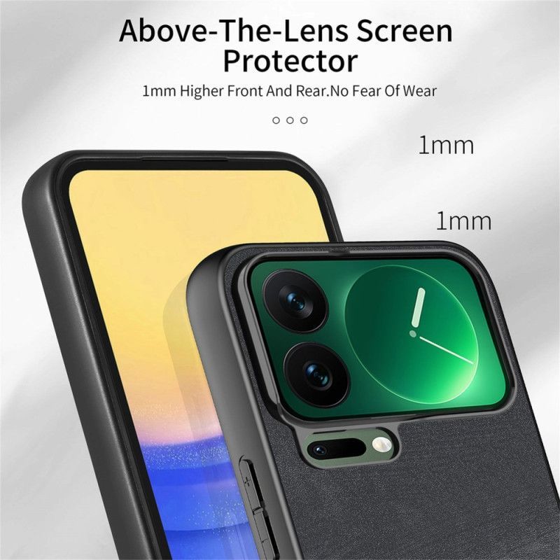 Coque Xiaomi 17 Pro Max Antichoc Fine Effet Cuir
