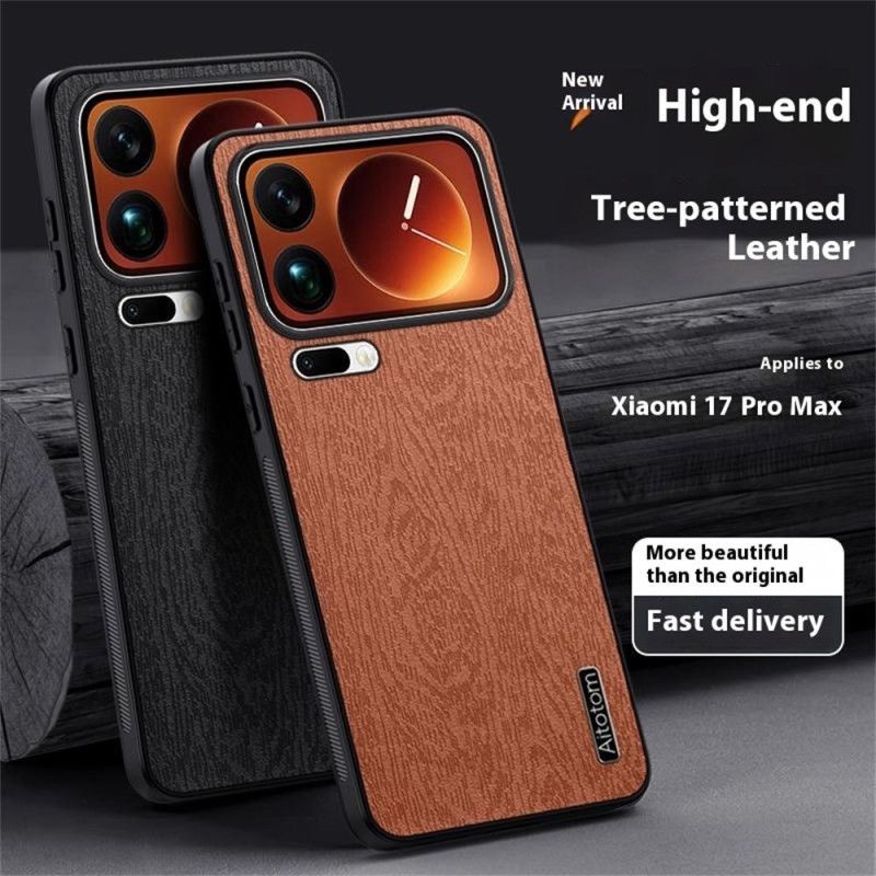 Coque Xiaomi 17 Pro Max Effet Bois