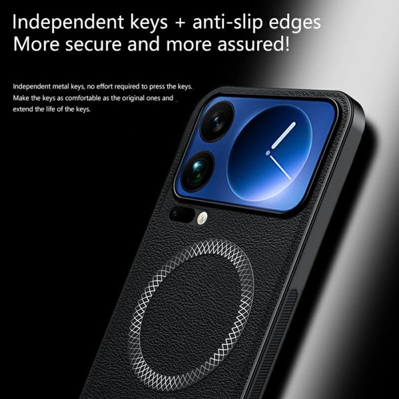 Coque Xiaomi 17 Pro Max Magnétique Cadre Métal pour Objectif