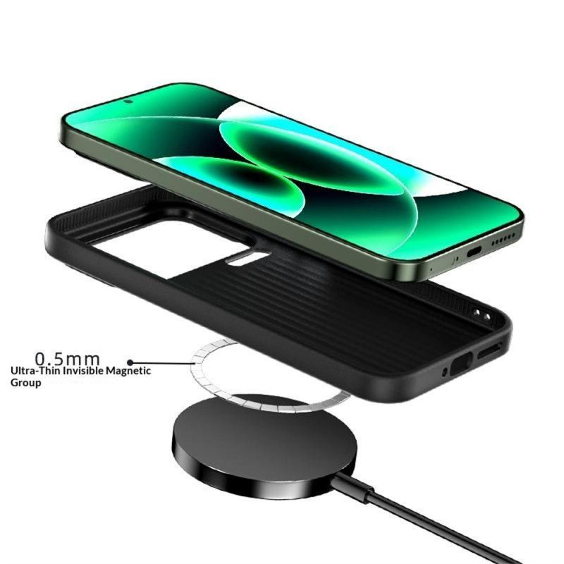 Coque Xiaomi 17 Pro Max Magnétique Fibre Carbone ABEEL