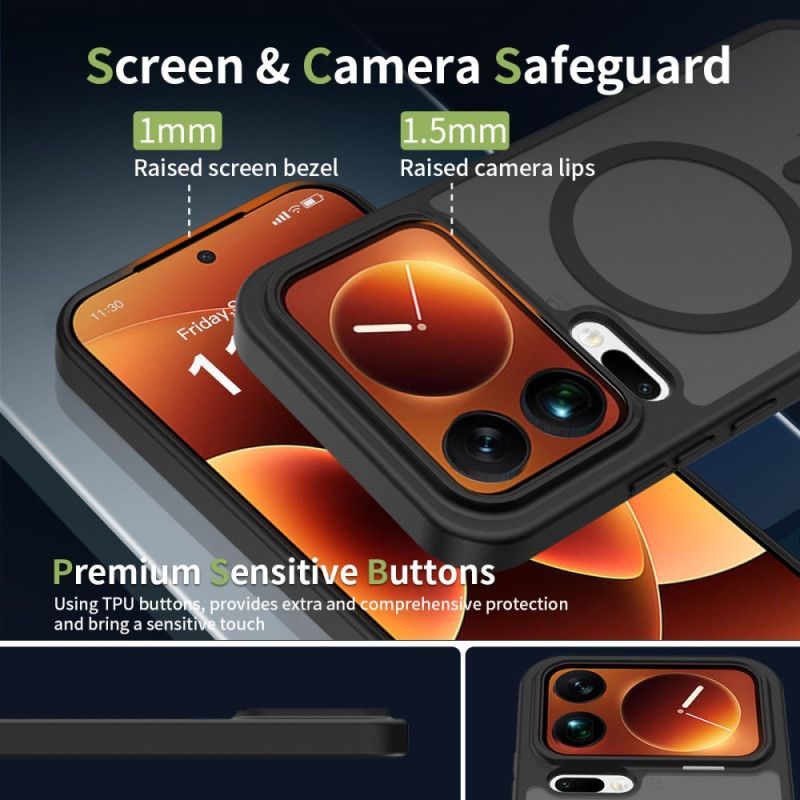 Coque Xiaomi 17 Pro Max Magnétique Hybride Givrée
