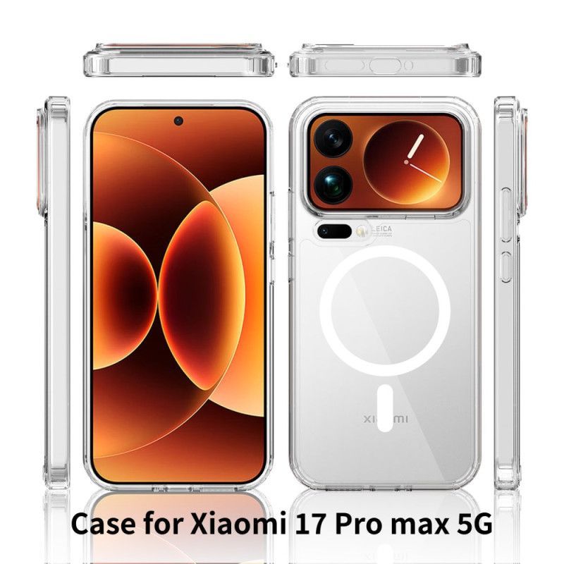 Coque Xiaomi 17 Pro Max Magnétique Transparente Hybride