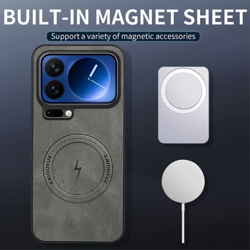 Coque Xiaomi 17 Pro Max MagSafe Effet Cuir