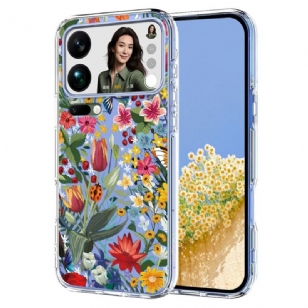 Coque Xiaomi 17 Pro Max Papillons et Fleurs