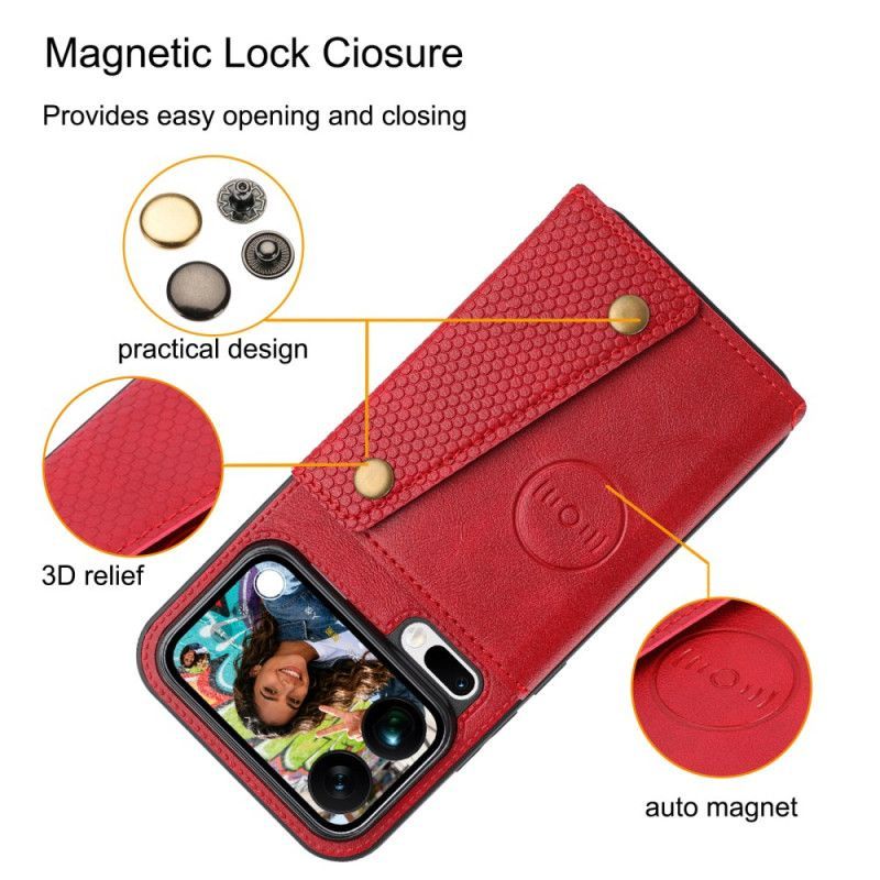 Coque Xiaomi 17 Pro Max Porte-Cartes Effet Cuir