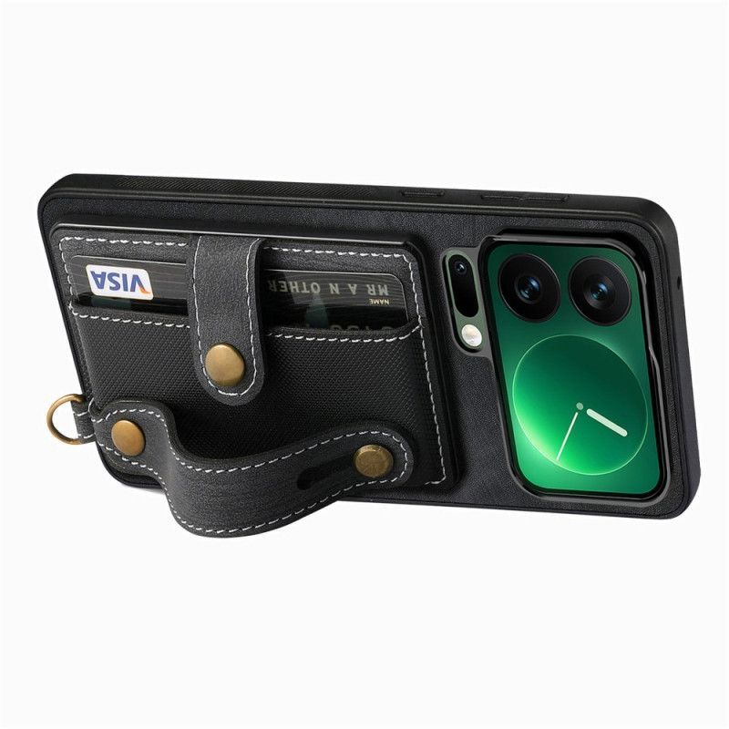 Coque Xiaomi 17 Pro Max Porte-Cartes et Béquille