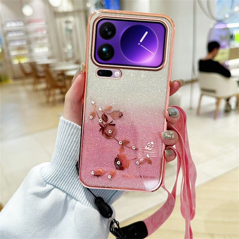 Coque Xiaomi 17 Pro Max Strass et Lanièrea KADEM
