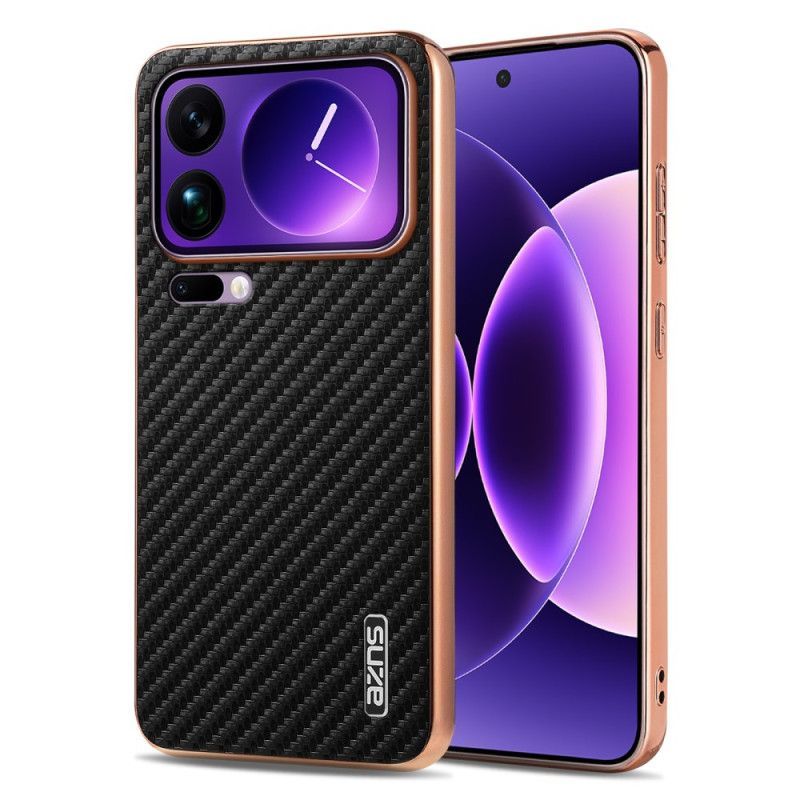 Coque Xiaomi 17 Pro Max Texture Fibre de Carbone AZNS