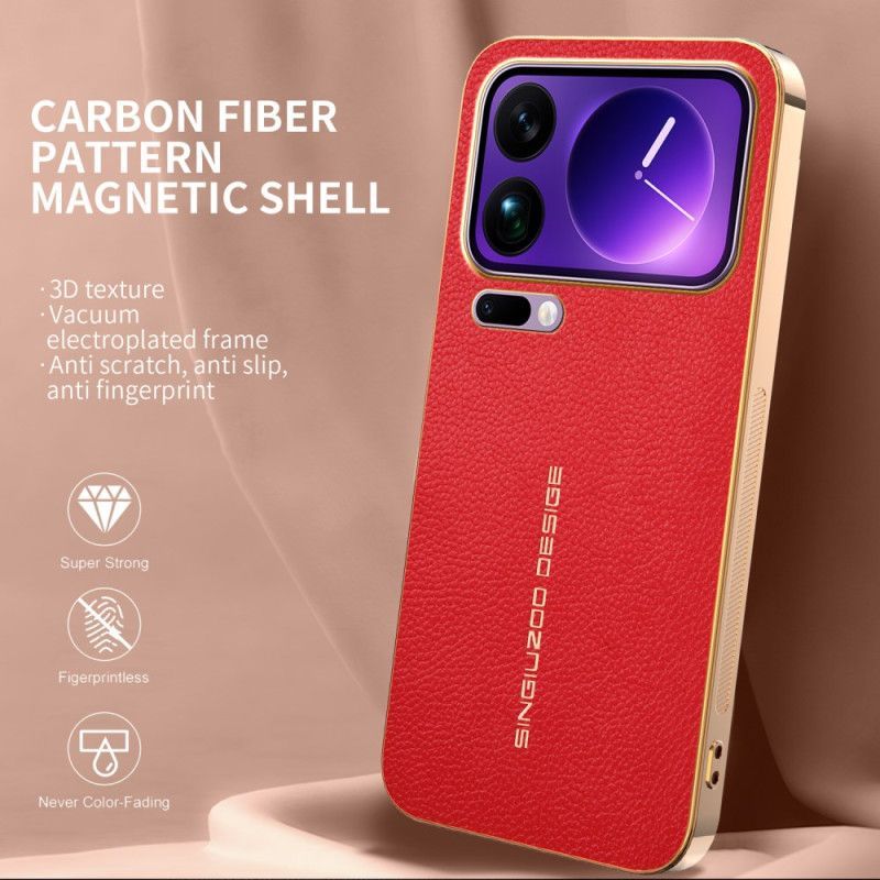 Coque Xiaomi 17 Pro Max Texture Litchi Anti-Rayures