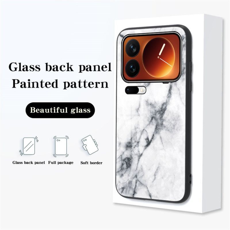Coque Xiaomi 17 Pro Max Verre Trempé Motif Marbre