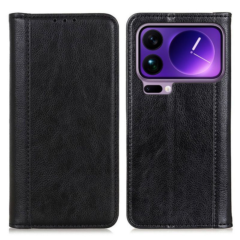 Flip Cover Xiaomi 17 Pro Max Cuir Fendu