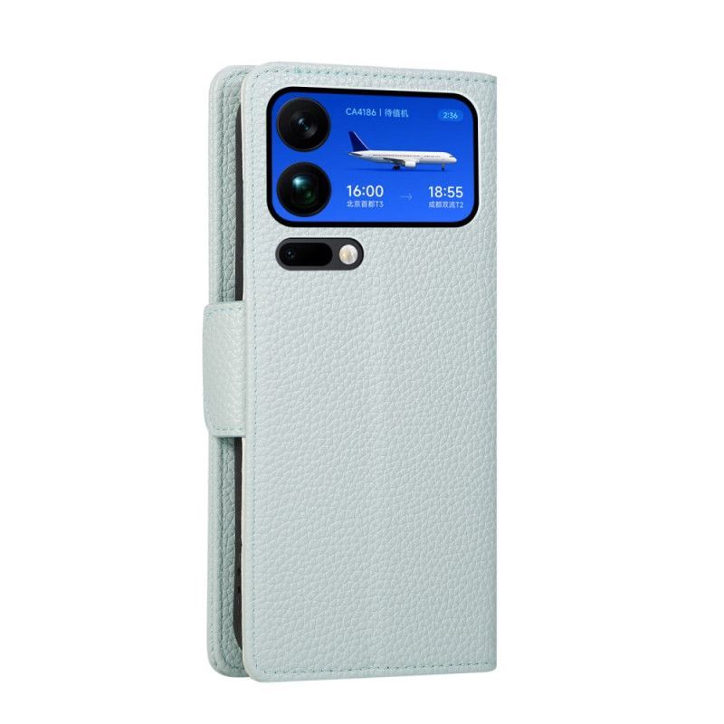 Housse 17 Pro Max Portefeuille à Rabat avec Fermeture Éclair