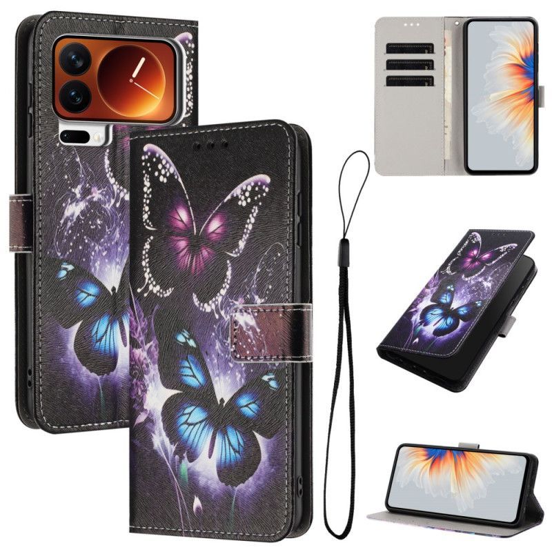 Housse Xiaomi 17 Pro Max Deux Papillons