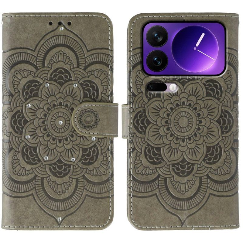 Housse Xiaomi 17 Pro Max Mandala et Strass