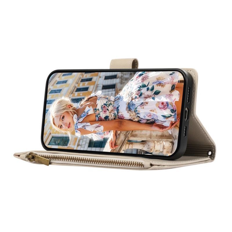 Housse Xiaomi 17 Pro Max Multiples Porte-Cartes et Dragonne