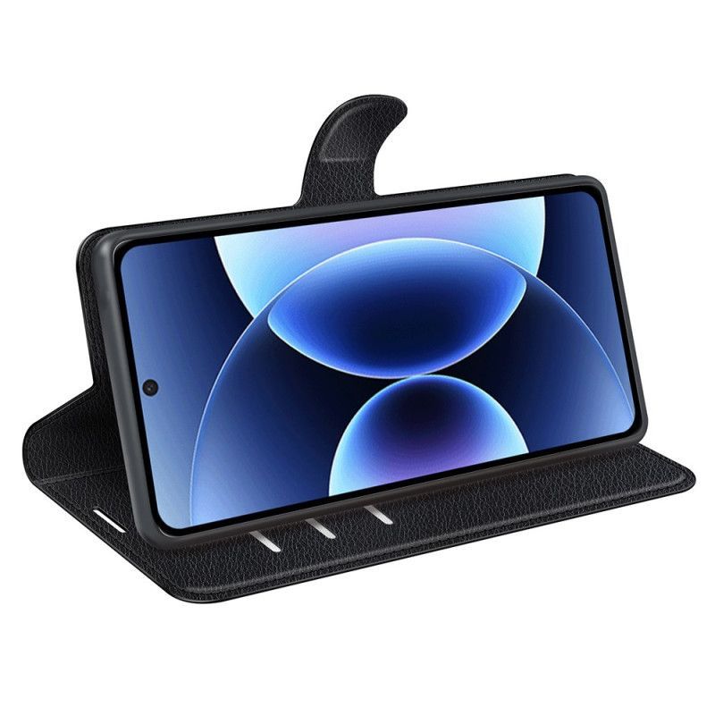 Housse Xiaomi 17 Pro Max Simili Cuir Litchi